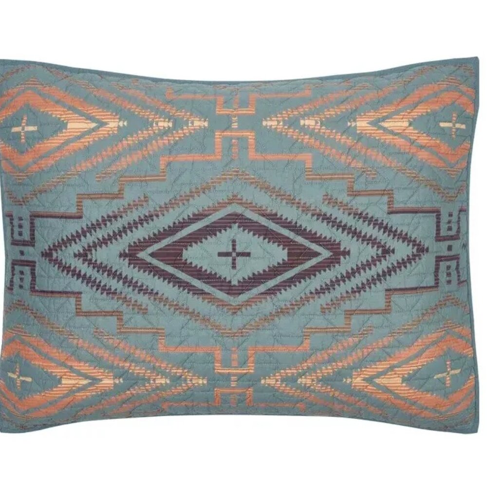 PENDLETON Sunset Cross Twin COVERLET SET
